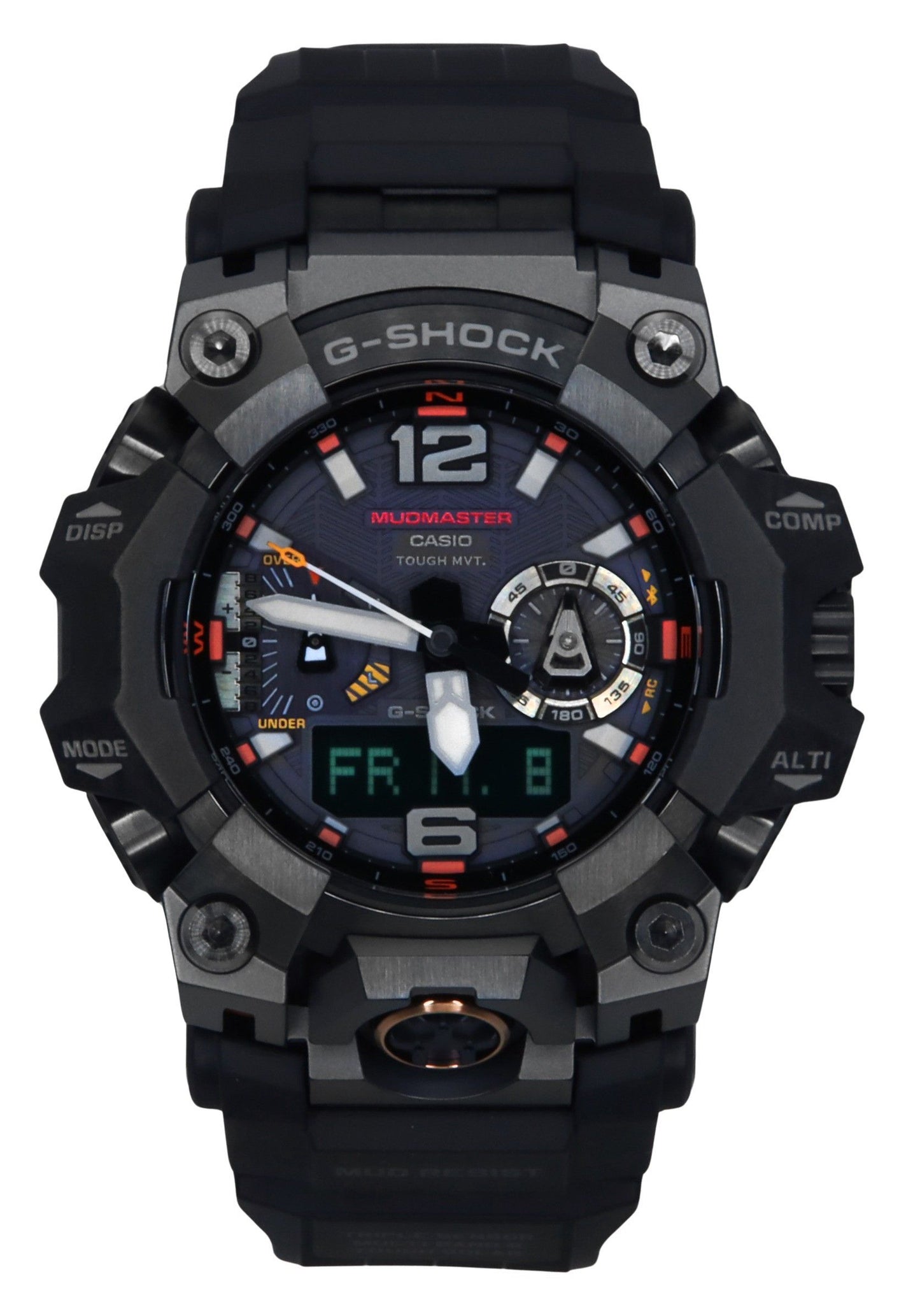 Casio G-Shock Master Of G-Land Mudmaster Analog Digital Smartphone Link Black Dial Solar GWG-B1000EC-1A 200M Men's Watch