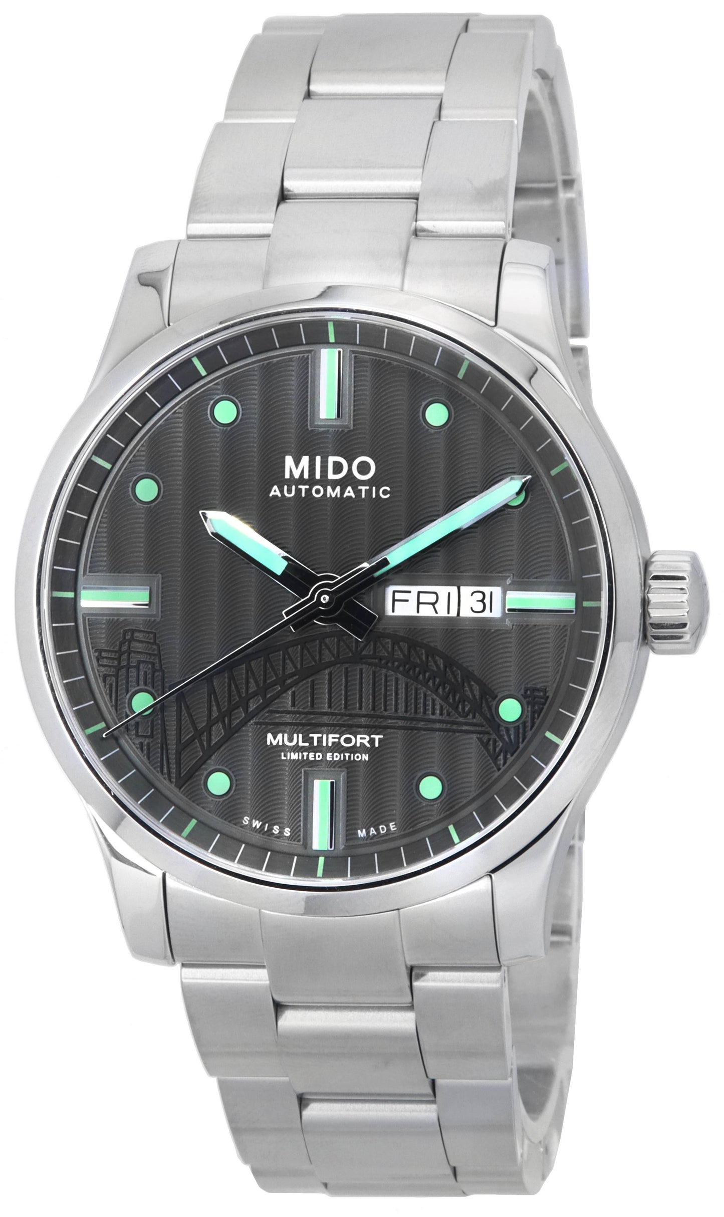 Mido Multifort IBA Limited Edition Anthracite Dial Automatic M005.430.11.061.81 M0054301106181 100M Mens Watch