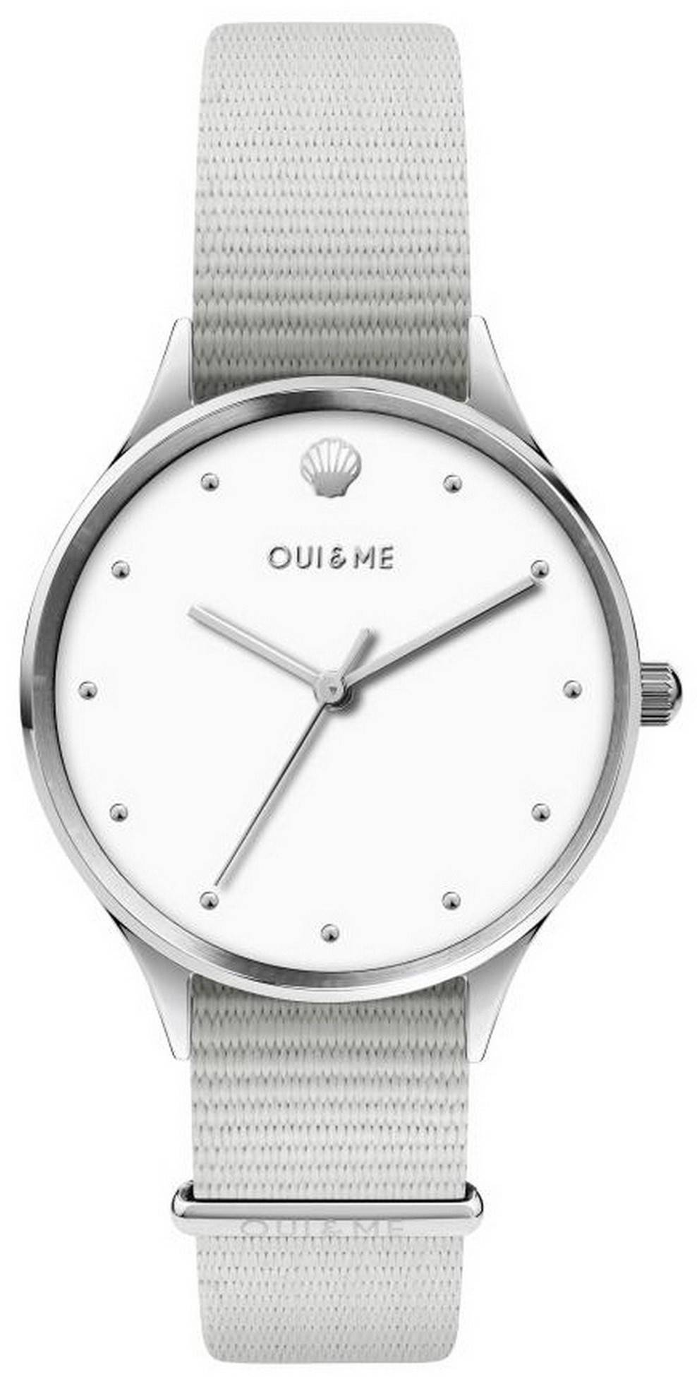 Oui & Me Petite Bichette White Dial Nylon Strap Quartz ME010200 Women's Watch