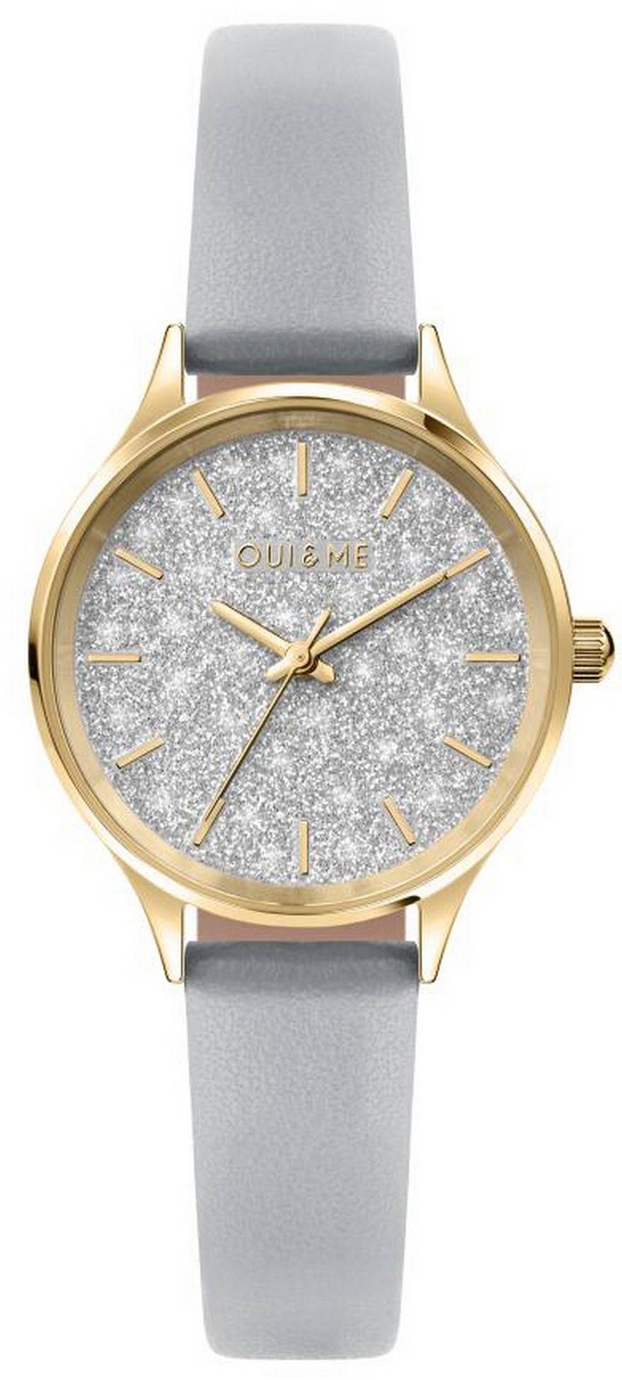 Oui & Me Bichette White Dial Leather Strap Quartz ME010271 Women's Watch