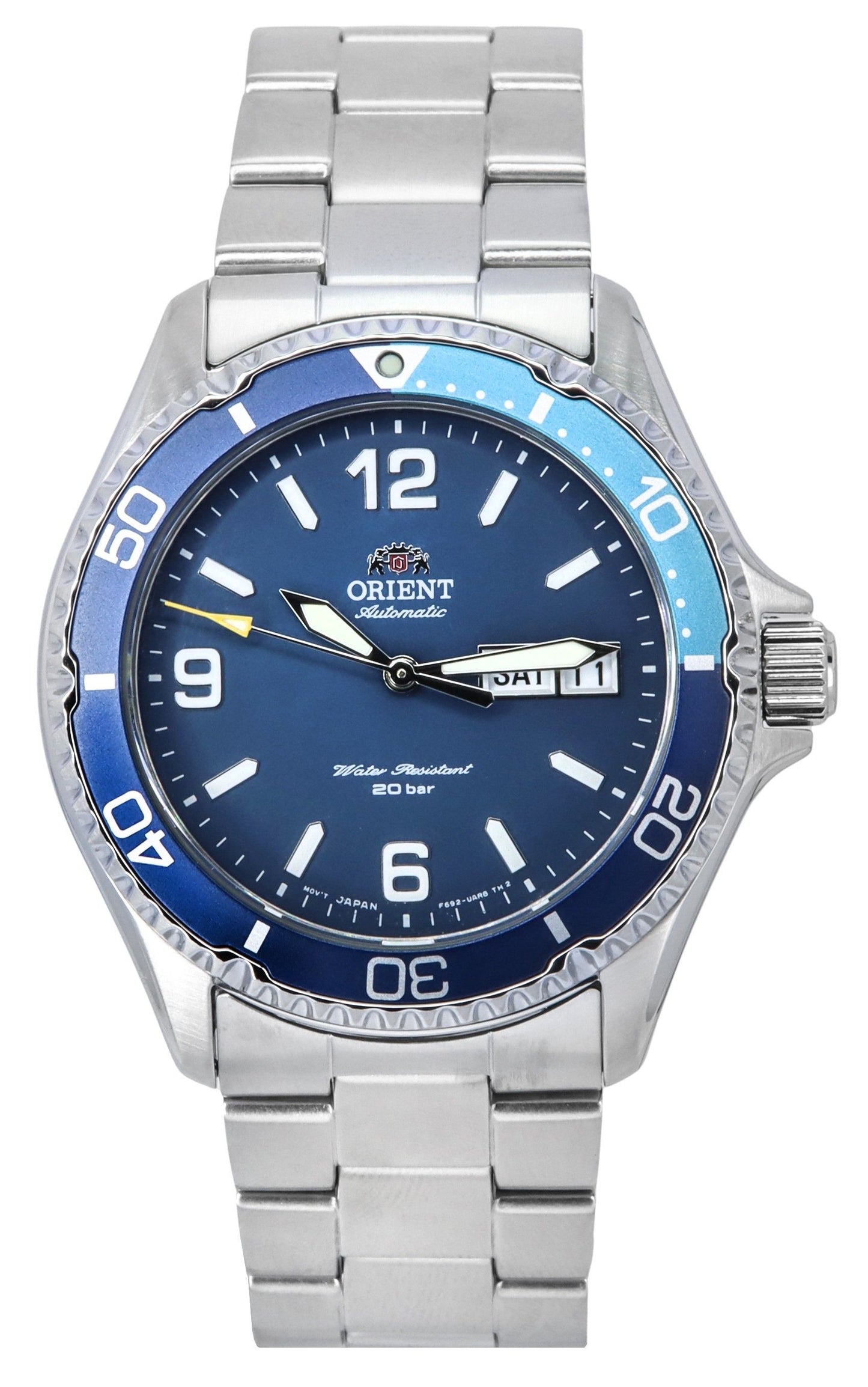 Orient Sports Kamasu Mako III Stainless Steel Blue Dial Automatic Diver's RA-AA0818L19B RA-AA0818L39B 200M Men's Watch