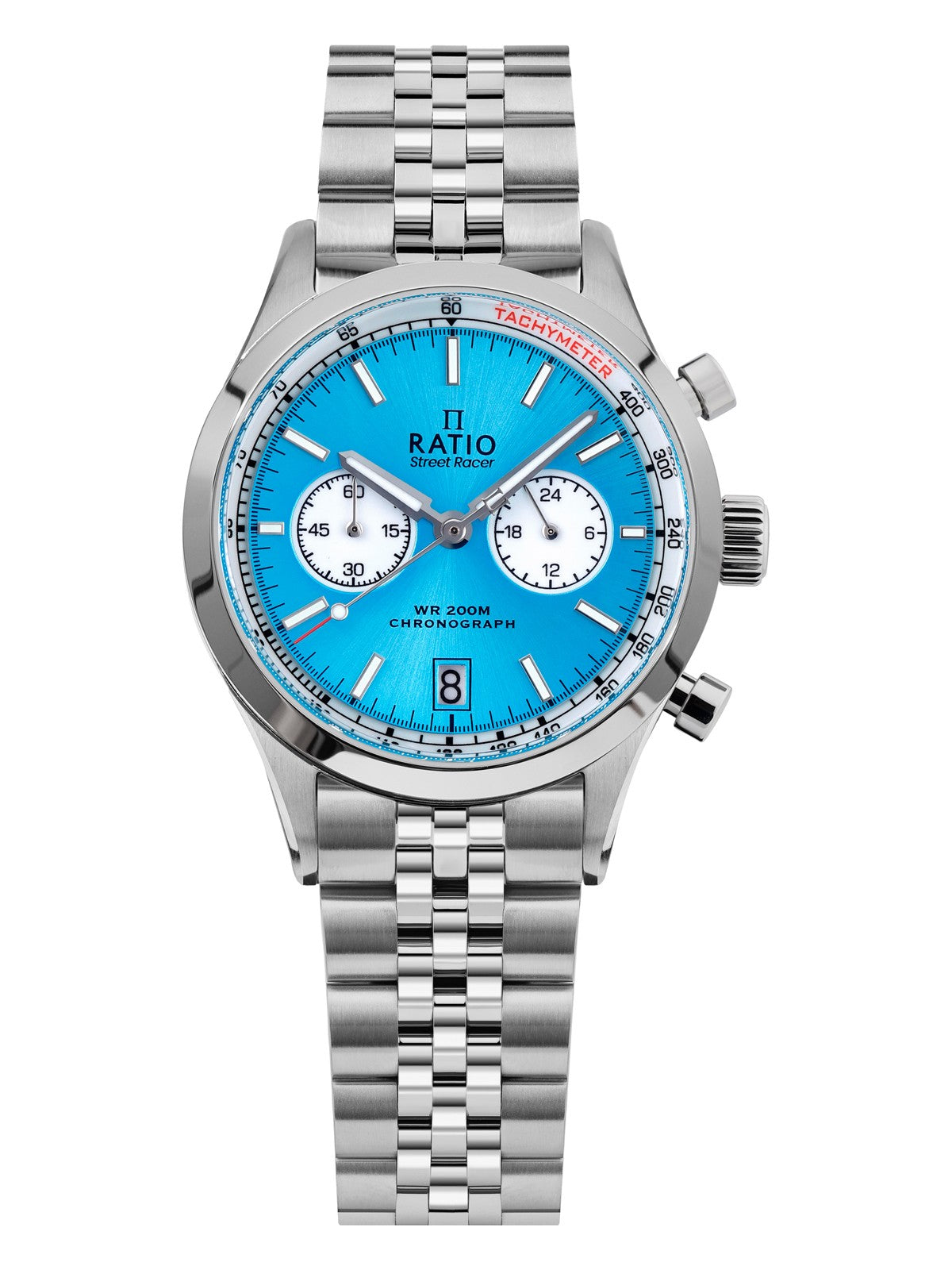 Ratio Street Racer Chronograph RTC018 200M Reverse Panda Dial Watch