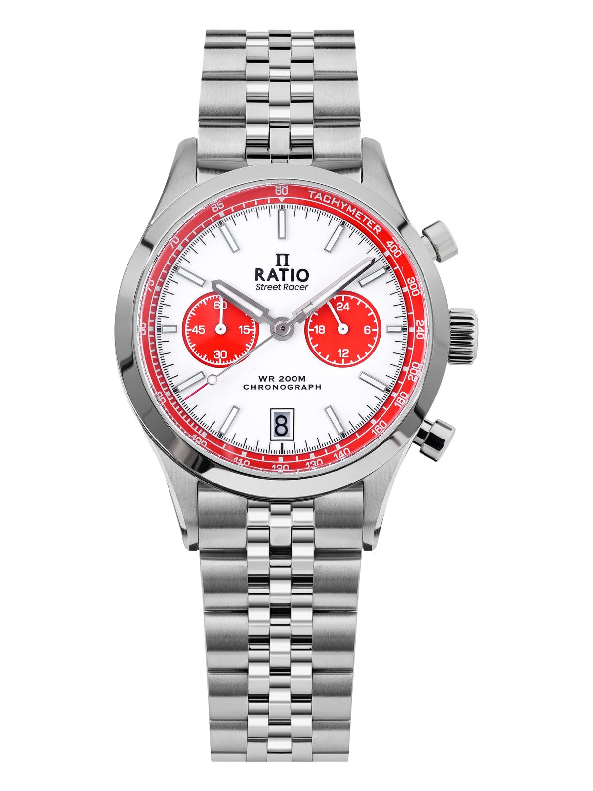 Ratio Street Racer Chronograph RTC025 200M Panda Dial Watch