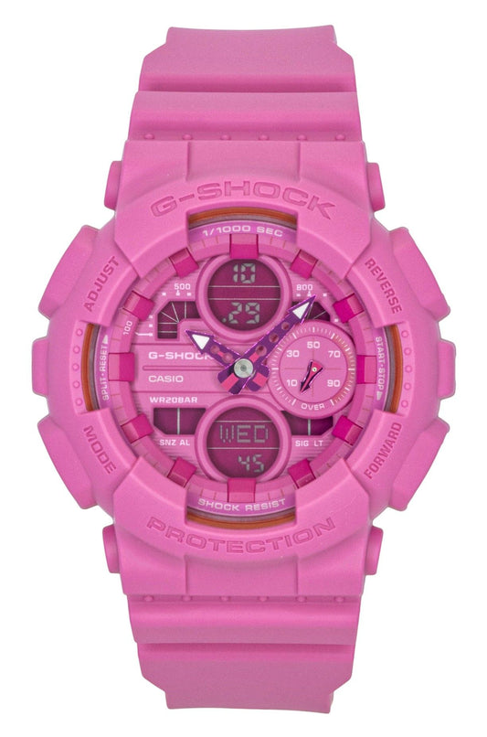 Casio G-Shock Pink Ribbon Bio-Based Resin Strap Analog Digital Pink Dial Quartz GMA-S145PK-4A 200M Women's Watch