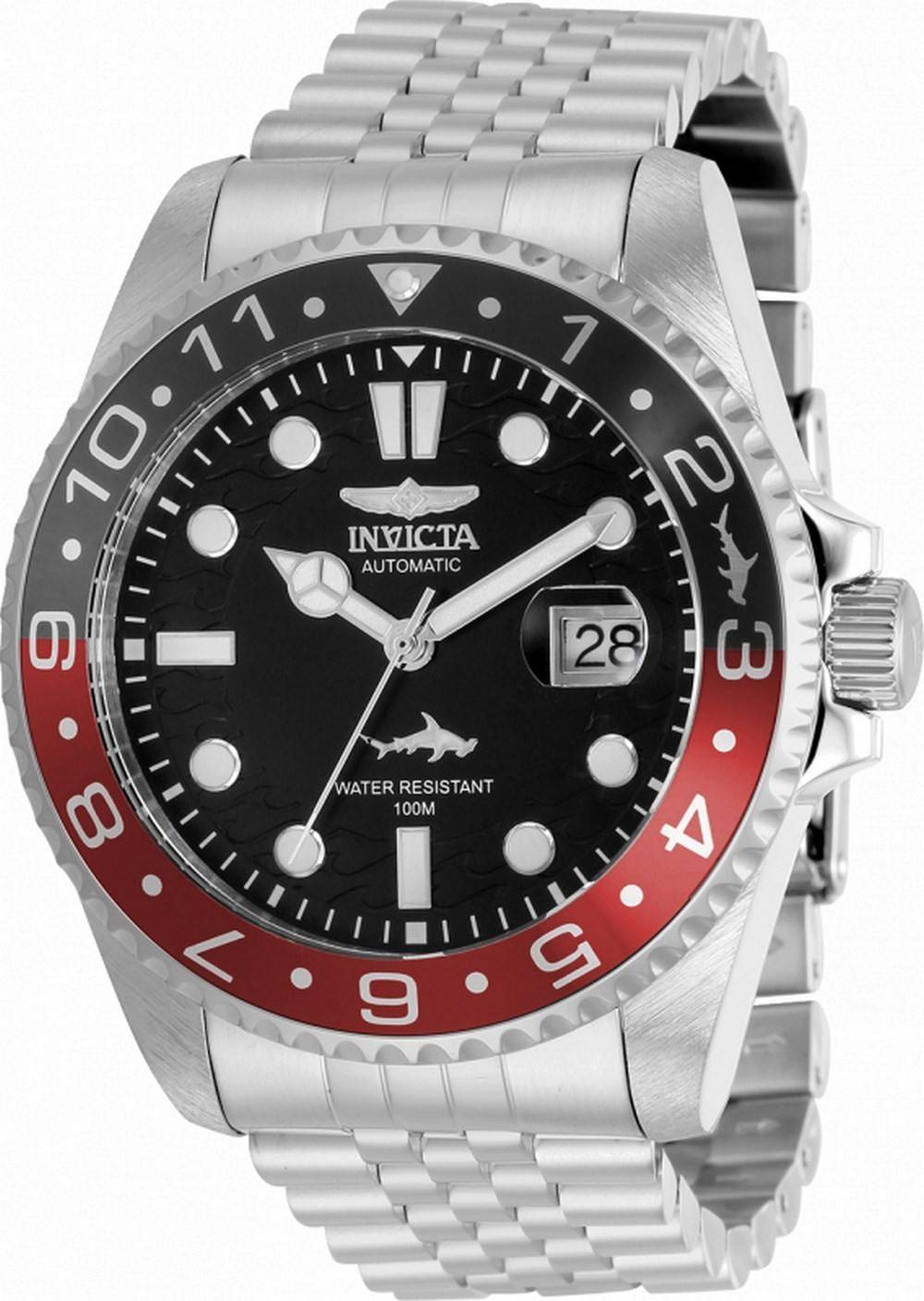 Invicta Pro Diver Black Dial Stainless Steel Automatic 35149 100M Men's Watch
