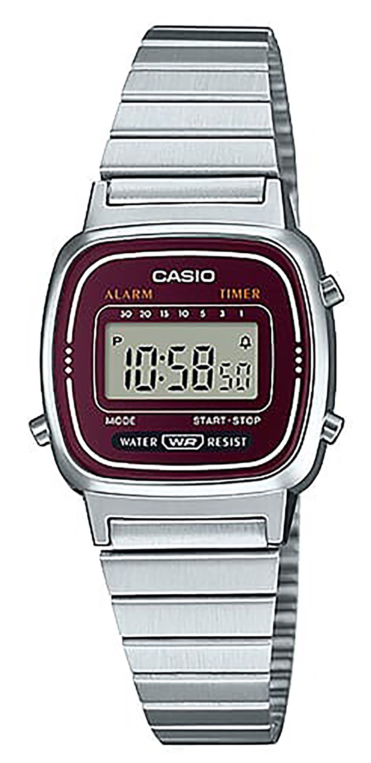 Casio Alarm Digital LA-670WA-4D LA670WA-4D Women's Watch