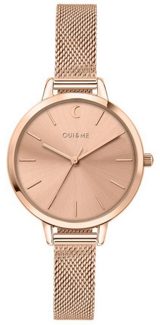 Oui & Me Petite Amourette Rose Gold Tone Stainless Steel Quartz ME010095 Women's Watch
