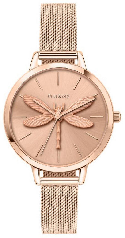 Oui & Me Amourette Rose Gold Tone Stainless Steel Quartz ME010136 Women's Watch