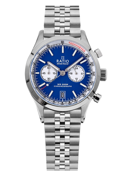 Ratio Street Racer Chronograph RTC014 200M Reverse Panda Dial Watch
