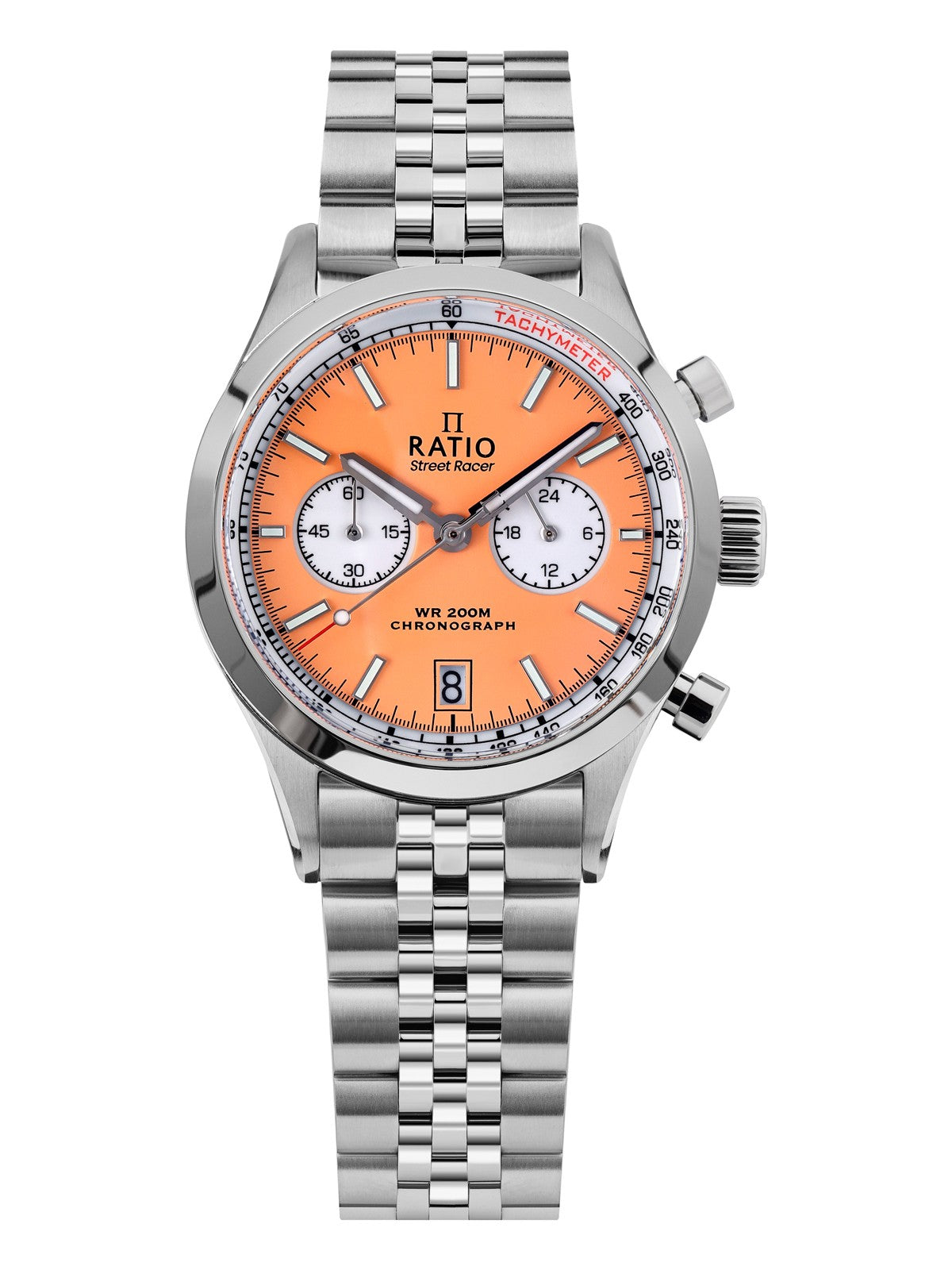 Ratio Street Racer Chronograph RTC019 200M Reverse Panda Dial Watch
