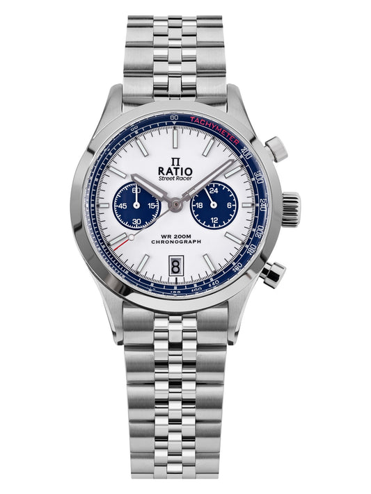 Ratio Street Racer Chronograph RTC022 200M Panda Dial Watch