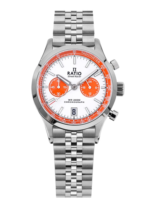 Ratio Street Racer Chronograph RTC026 200M Panda Dial Watch
