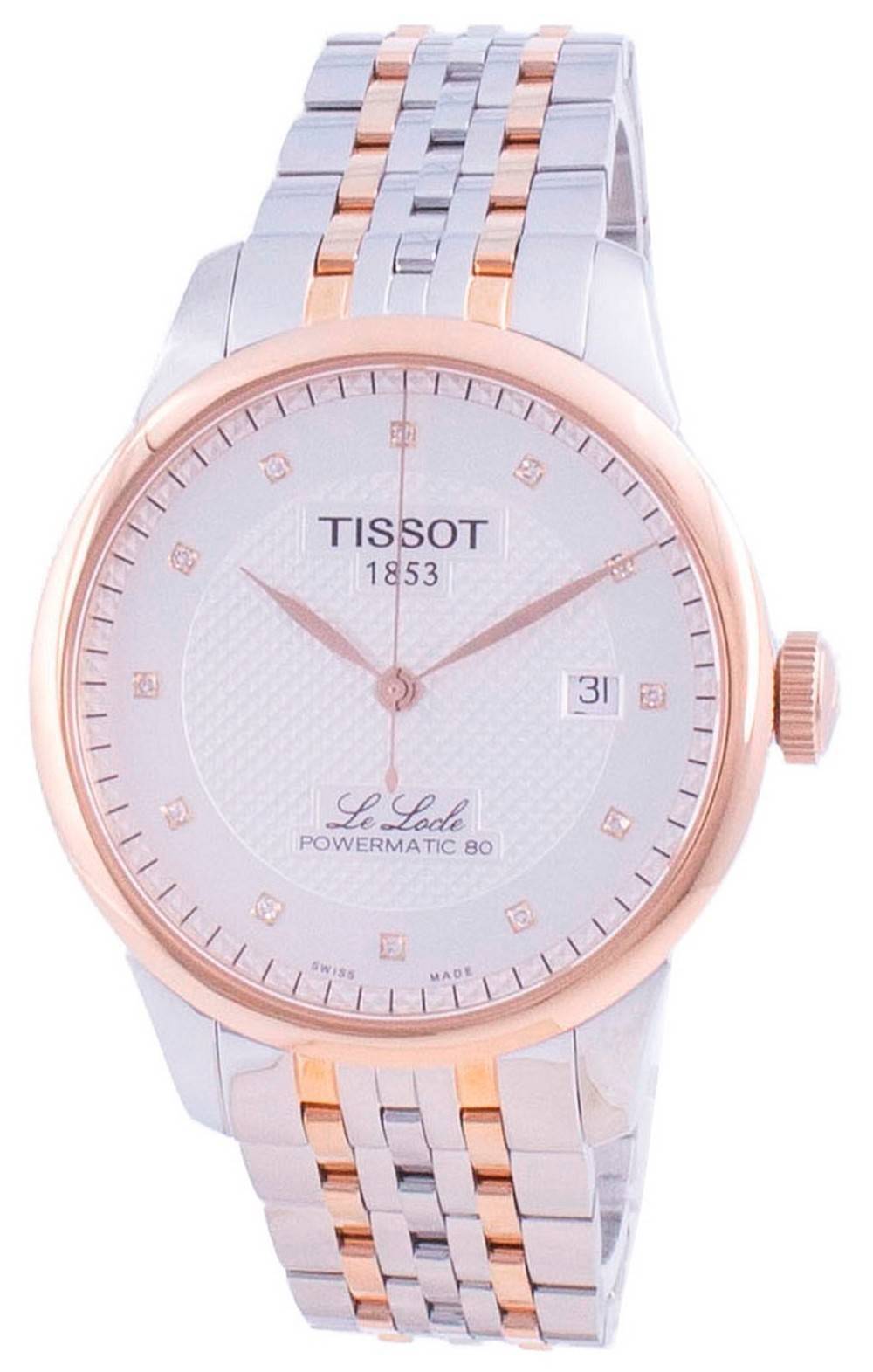 Tissot Le Locle Powermatic 80 Crystal Accents Automatic T006.407.22.036.01 T0064072203601 Men's Watch