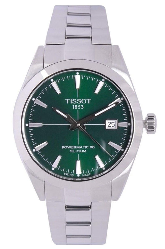 Tissot T-Classic Gentleman Powermatic 80 Silicium Automatic T127.407.11.091.01 T1274071109101 100M Men's Watch