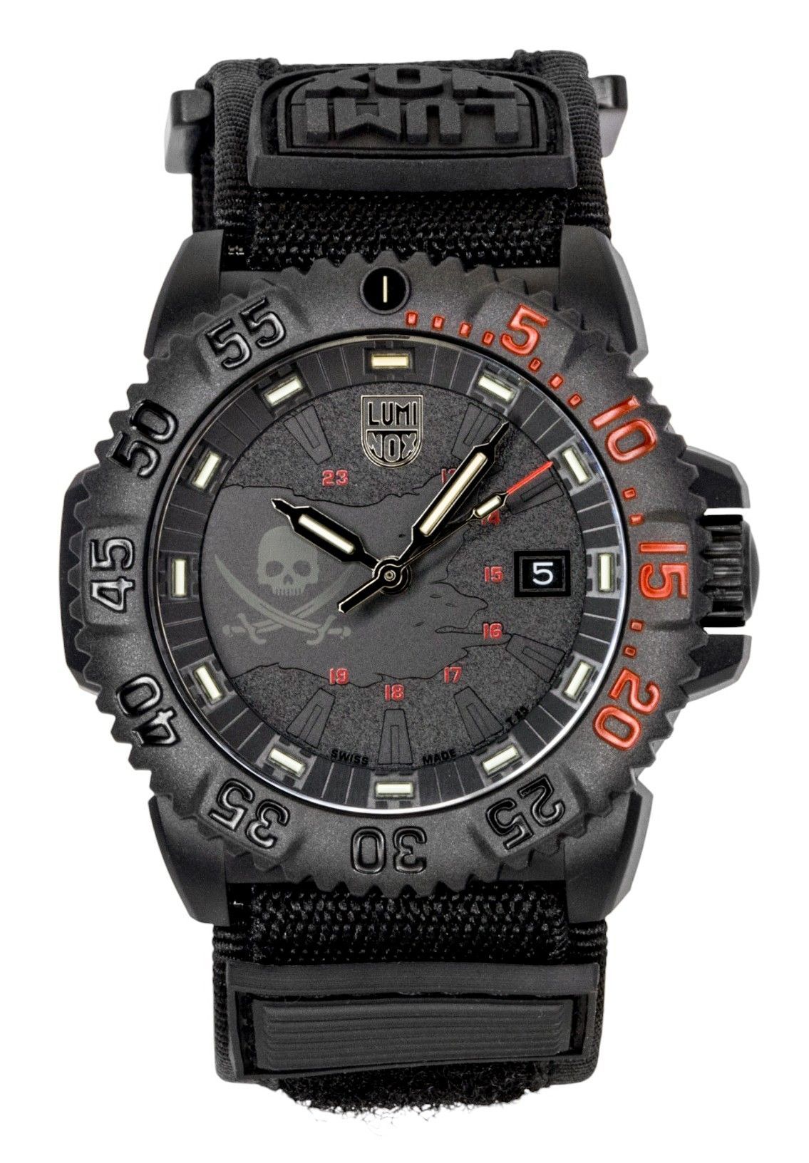 Luminox Navy Seal Pirate Limited Edition Black Dial Quartz Diver's XS.3051.PIR.LE 200M Men's Watch
