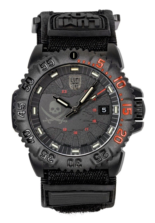 Luminox Navy Seal Pirate Limited Edition Black Dial Quartz Diver's XS.3051.PIR.LE 200M Men's Watch