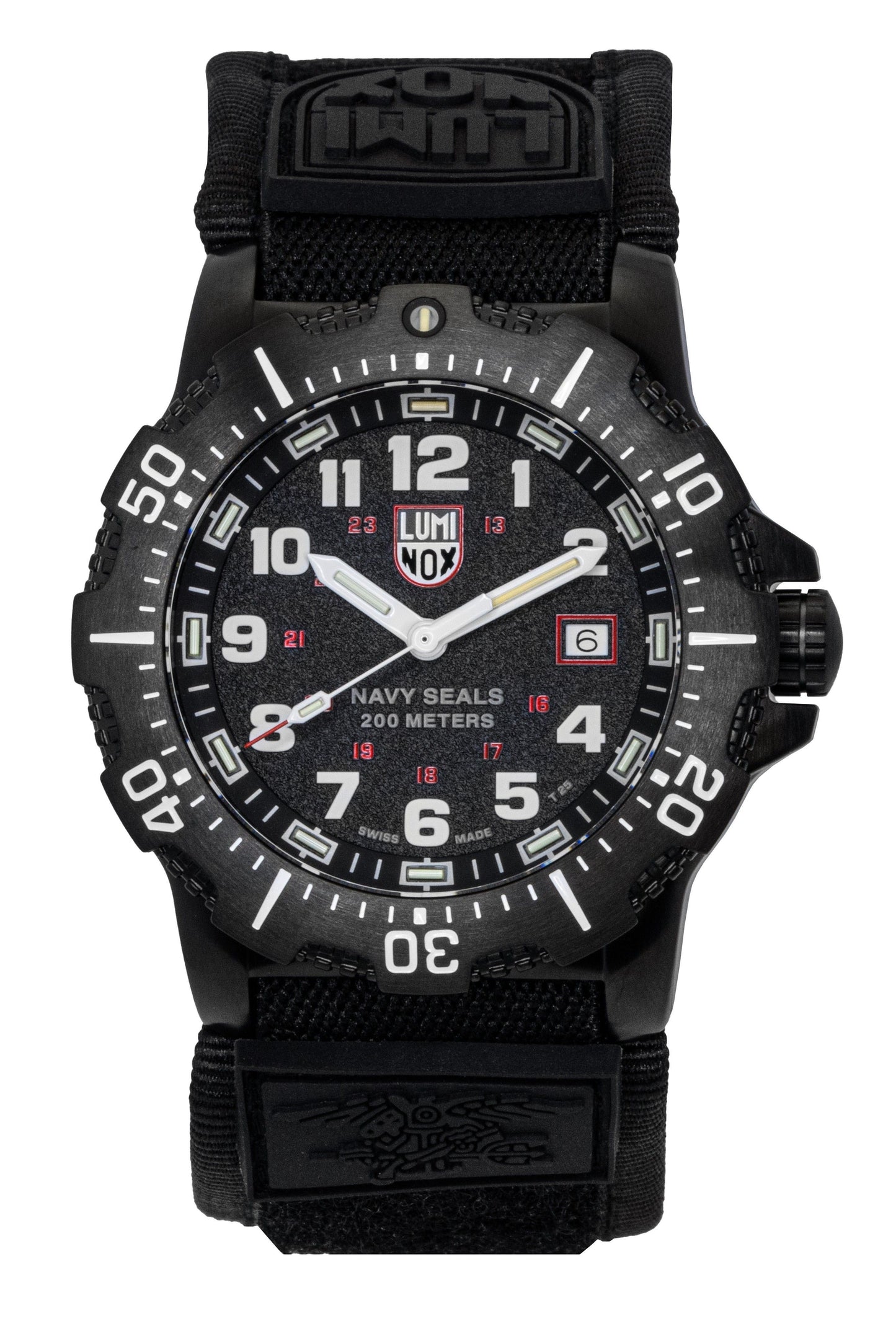 Luminox Navy Seal Military Rubber Strap Black Dial Quartz Diver's XS.4231.SET 200M Men's Watch With Gift Set